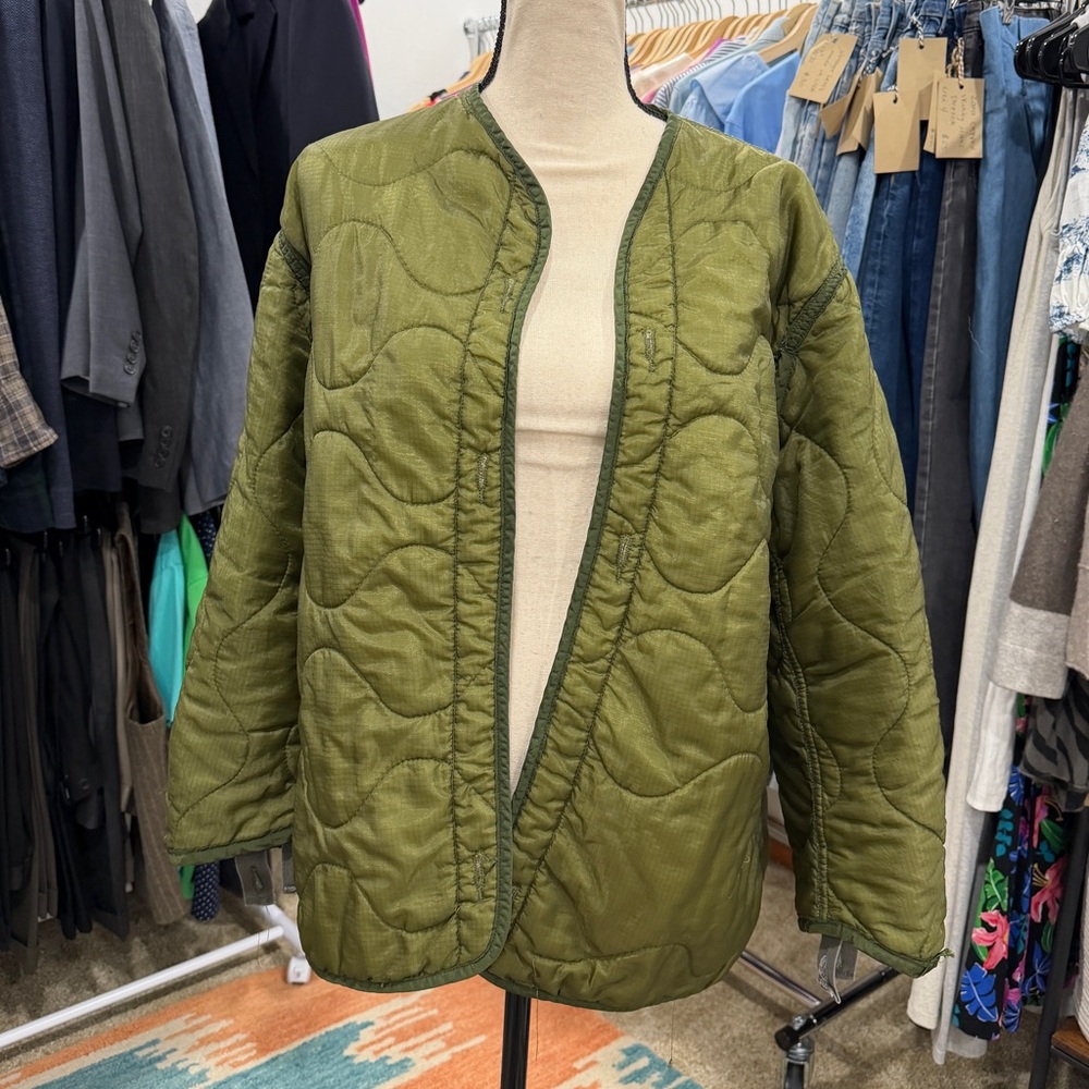 Vintage Military Surplus Quilted Liner Jacket